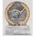Silver and Gold Golf Theme Resin Award